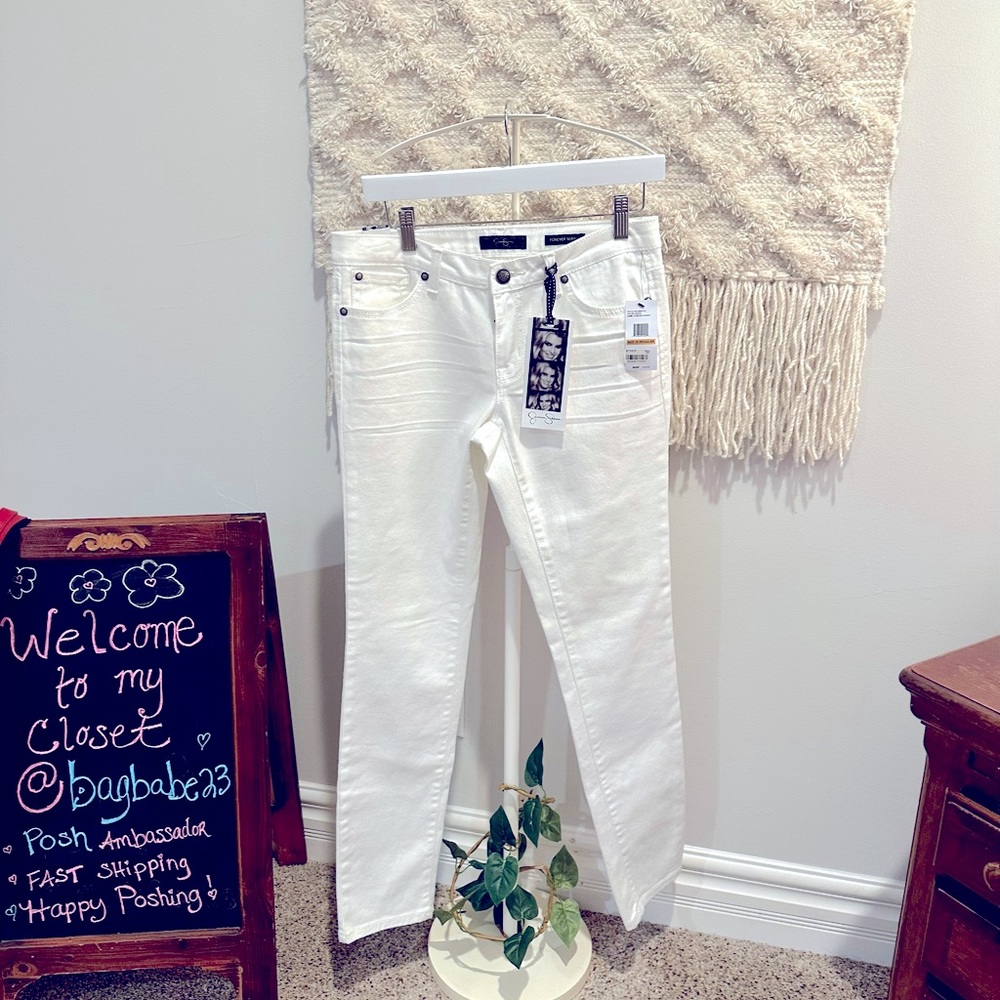 Jessica Simpson White Skinny Jeans